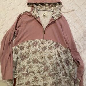 Ampersand Ave Half Zip Hoodie